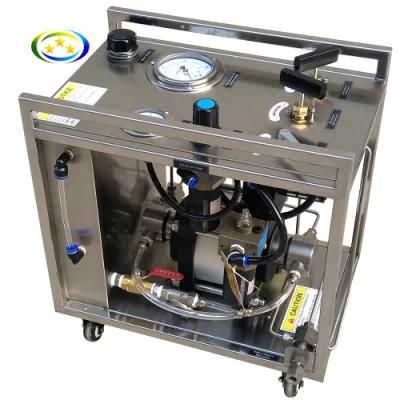 Terek 10-60000psi Pneumatic Liquid Booster Pump Hydraulic Testing Benche and Chemical Injection Pump