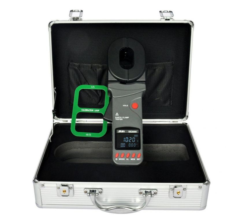 Digital Clamp Meter with Alarm Function to Measure Earth Resistance