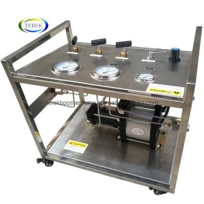 Terek Brand Best Price 50--80 Bar Pressure Output Single Action Natural Gas Booster System for Tank Filling