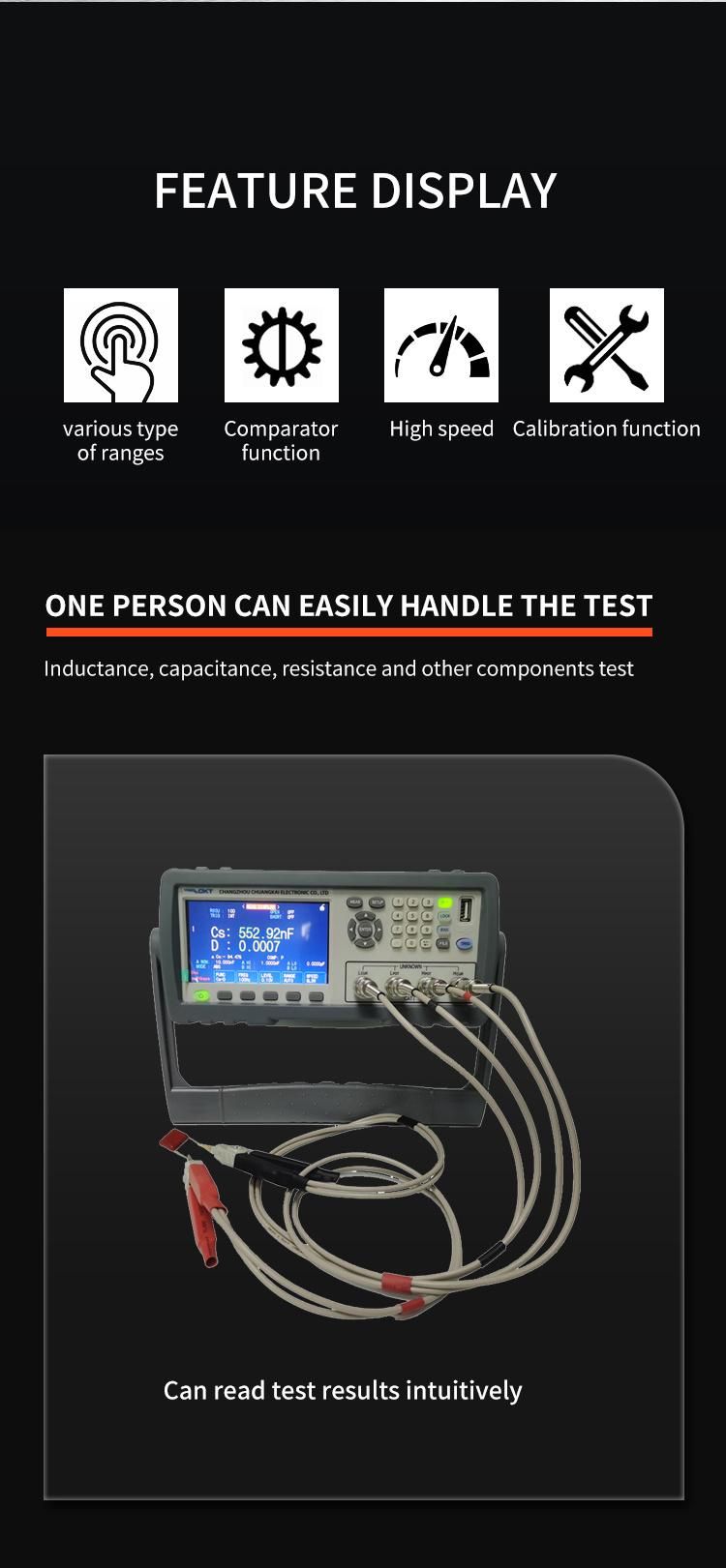 Ckt2810b Digital Lcr Meter ESR Tester Resistance Measurement Ckt2830 Ckt2832