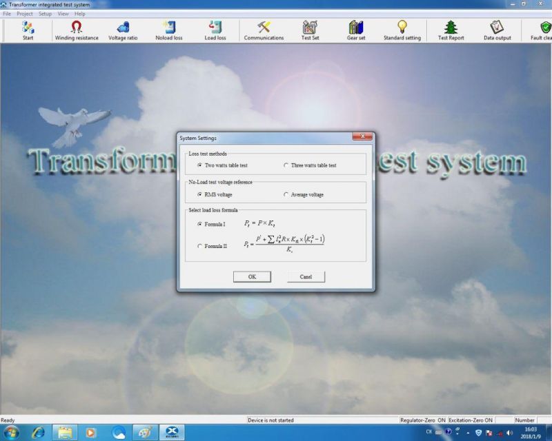 Good Quality Transformer No-Load Test Integrated Test Bench