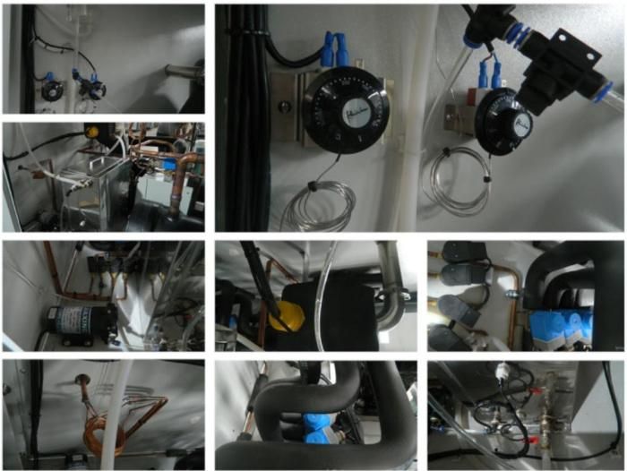 PVC Construction Lab Equipment Nozzle Salt Spray Combined Chamber