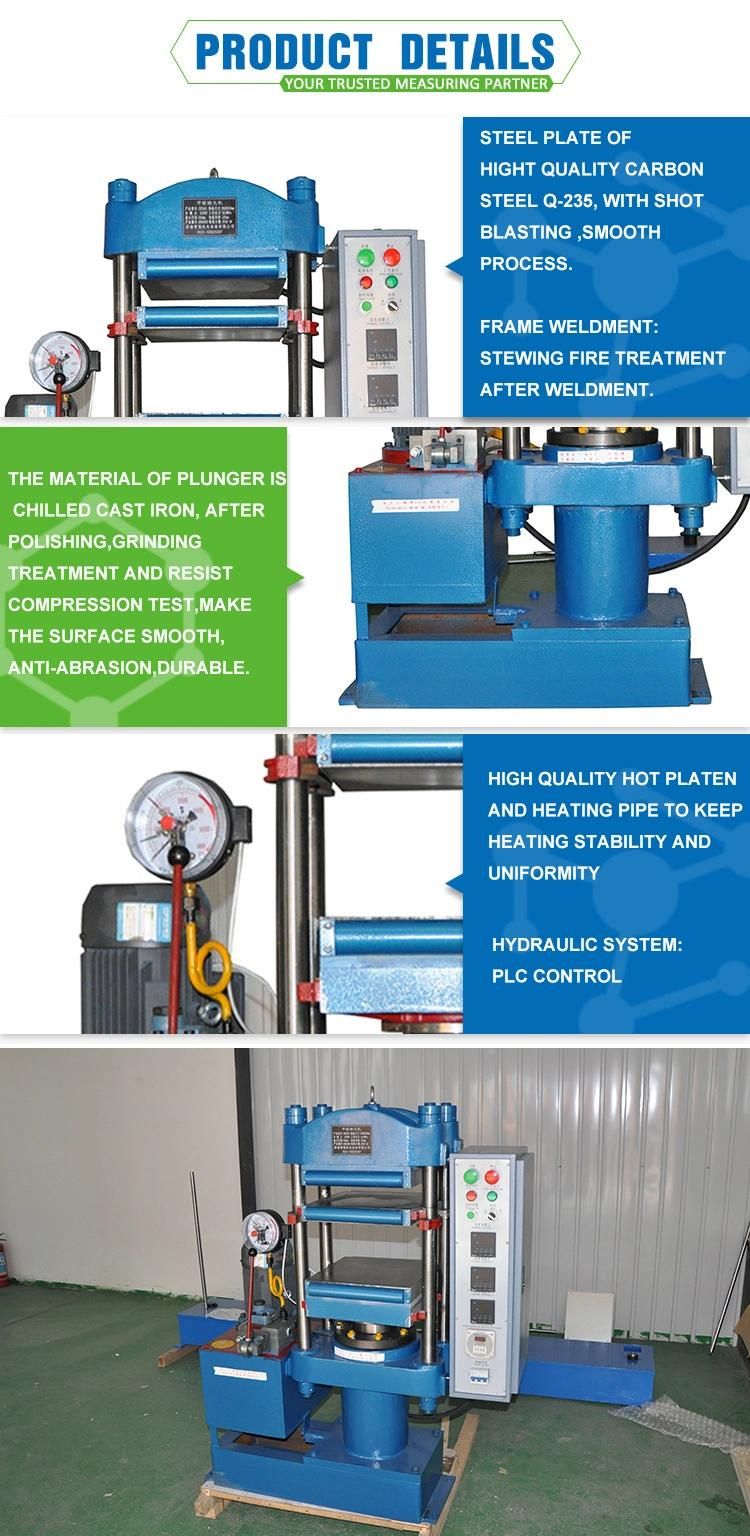 Skz401 Rubber Compression Pressplate Vulcanizing Press Lab Measuring Instrument Meter Machine Device