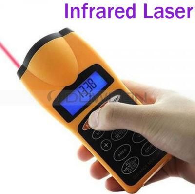 Handheld Ultrasonic Infrared Meter Laser Infrared Ray Distance Tester Cp3007