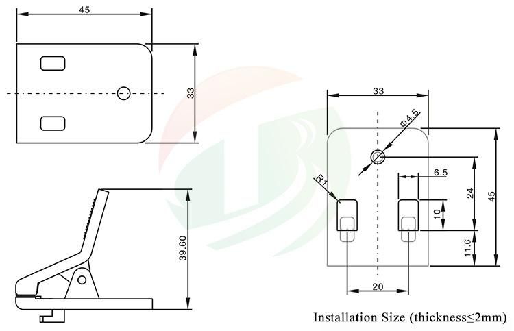 3345-3 5A Lithium Polymer Battery Pouch Cell Test Clamp