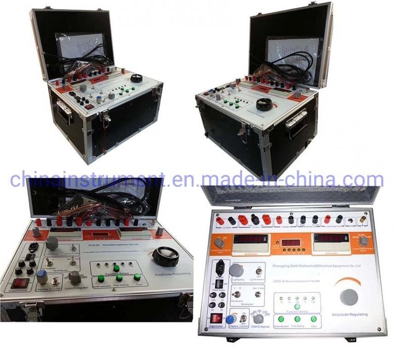 Testing Equipment Secondary Injection Single Phase Relay Protection Tester