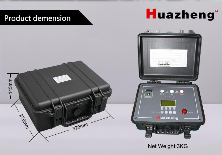 0.5kv 1kv 2.5kv 5kv High Voltage Megger Insulation Resistance Tester