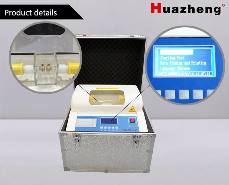 Portable Transformer Oil Bdv Tester Insulation Oil Dielectric Strength Meter