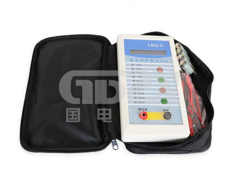 Factory Outlet HandHeld 500mA Three Phase Leakage Protector Tester