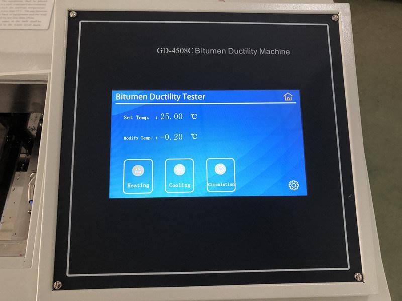 Gd-4508c Bitumen Ductility Tester / Bitumen Ductility Testing Machine / Bitumen Extension Tension Machine