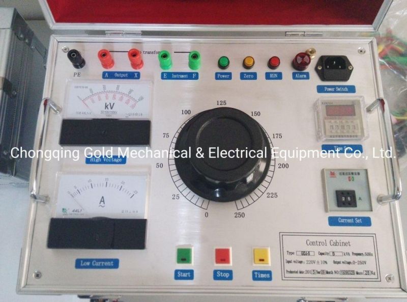 100kv Oil Immersed Testing Transformer AC DC Hipot Tester