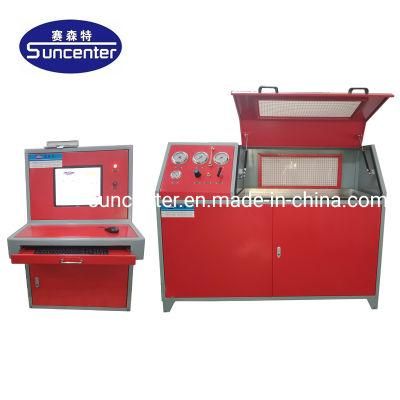 Suncenter Air Tube Valve Hydrostatic Burst Test Machine Computer Control