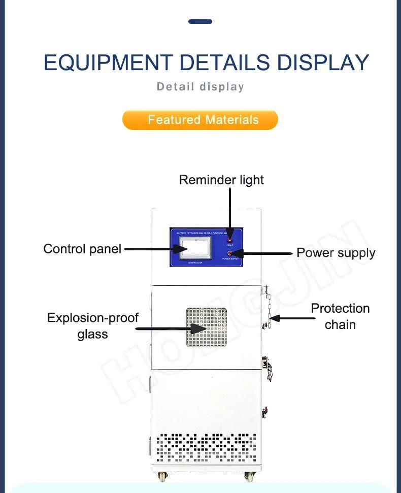 Safety Devices Simulated Battery Squeeze Test Equipment
