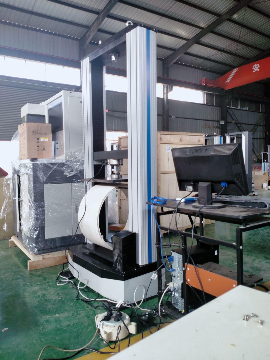 30kn 50kn 100kn 1100mm Tensile Space or Customized Computer Control Glass Fiber Reinforced Plastic Sand Pipe Ring Stiffness Testing Machine