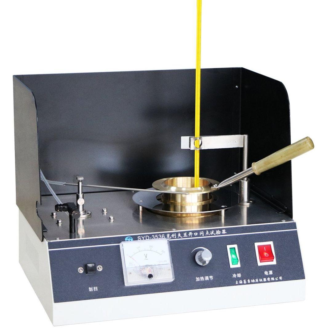 SYD-3536 Cleveland Open-Cup Flash Point Tester for Oil testing