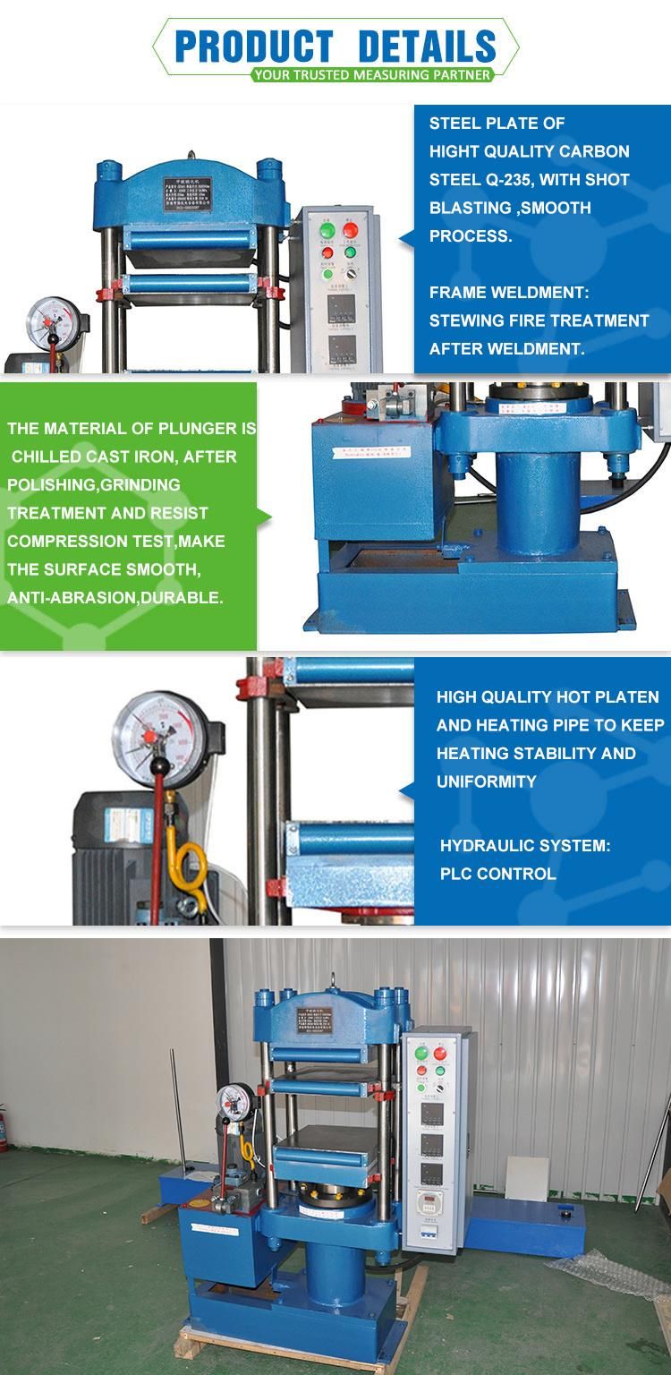 Skz401 Rubber Plate Vulcanizing Press Flat Vulcanization Press Vulcanizer Apparatus Test Meter Instrument