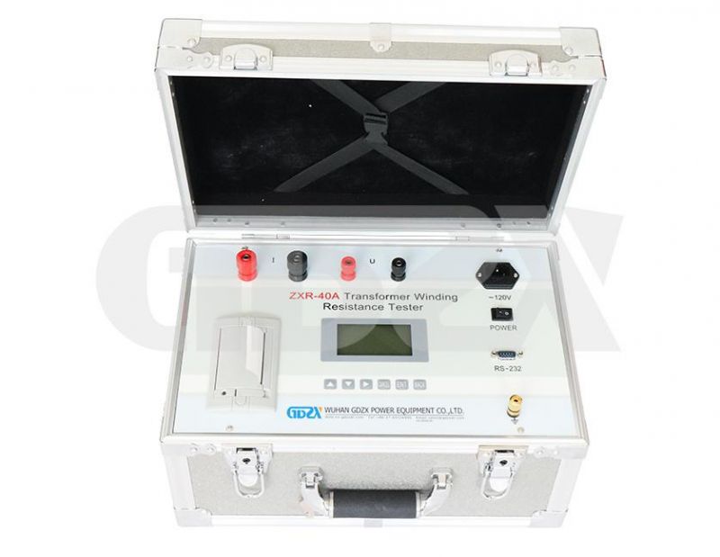 ZXR-40A High quality Portable Transformer DC Winding Resistance Tester