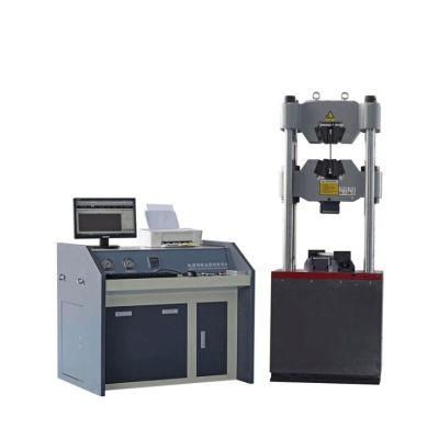 International Standard Waw Series Electro-Hydraulic Servo Hydraulic Universal Testing Machine for Laboratory
