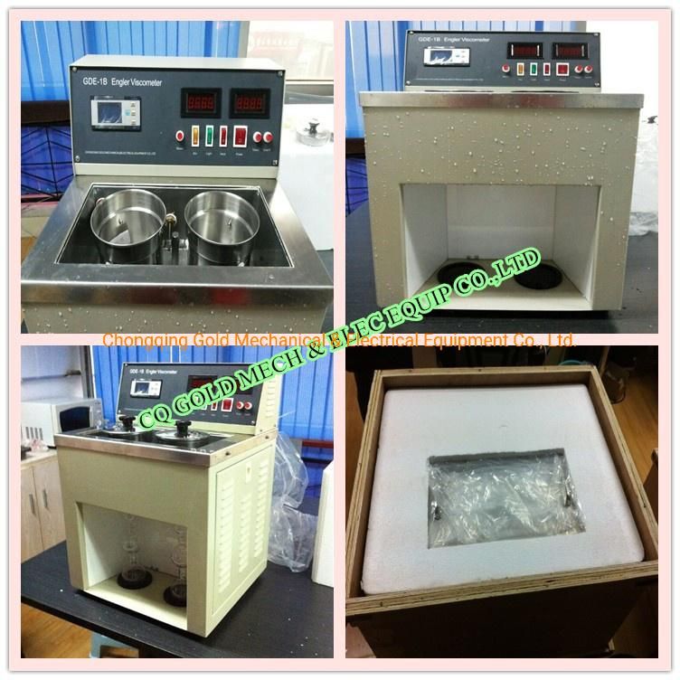 Gde-1b Gold Engler Viscometer Engler Specific Viscosity of Tar Products ASTM D1665