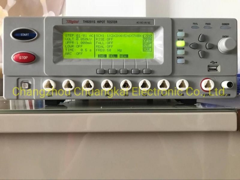 Th9201s 8-Channel Matrix Scanner AC/DC Withstanding Voltage & Insulation Tester