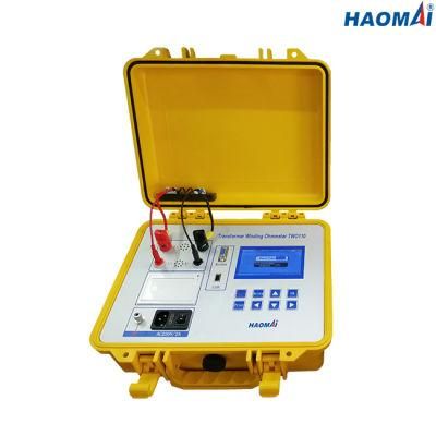 Digital Electrical Transformer Winding Ohmmeter Transformer DC Winding Resistance Meter