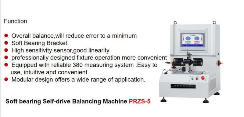 CPU Fan or Cooker Fan Balancing Machine for Micro Fans