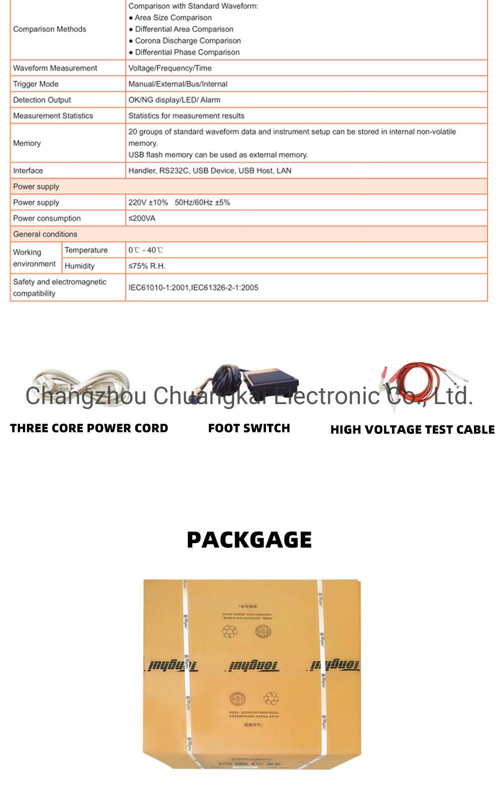 Th2883-10 Impulse Winding Tester 20mh Inductance Impulse Voltage Output 500-10kv