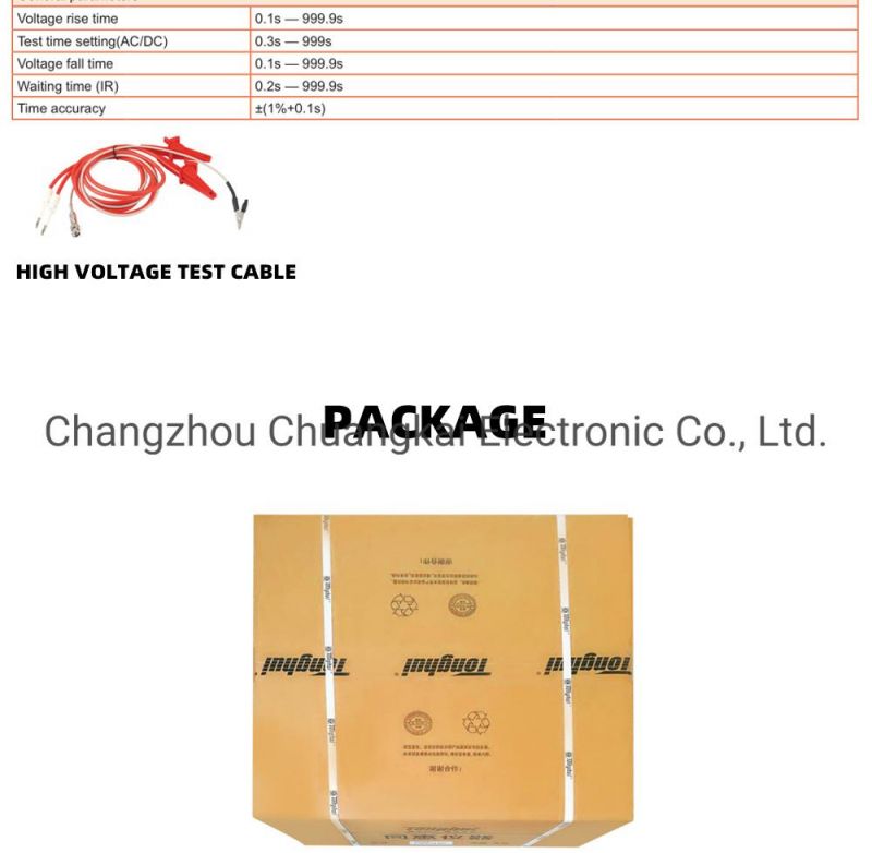 Th9110 High Voltage Floating Output AC/DC Safety Tester