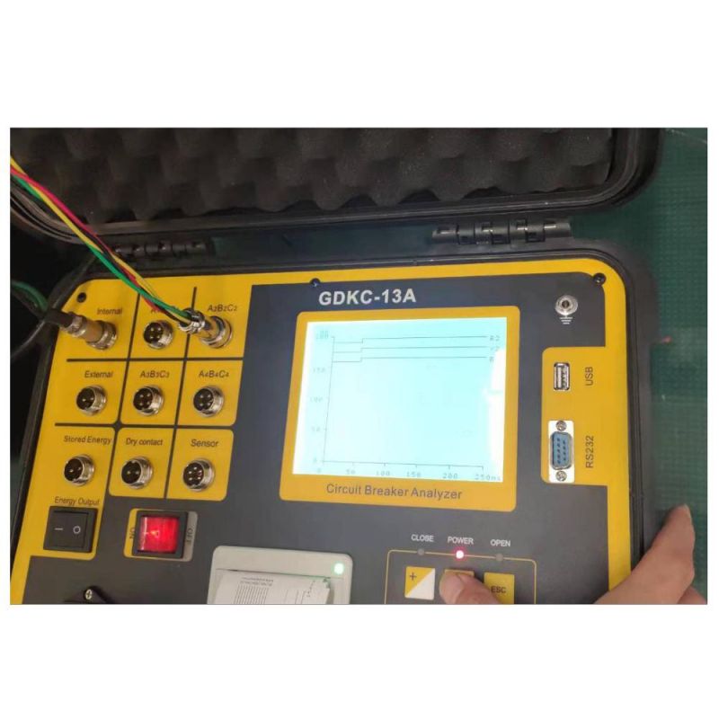 GDKC-13A High Voltage Circuit Breaker Tester HV Circuit Breaker Dynamic Characteristics Tester