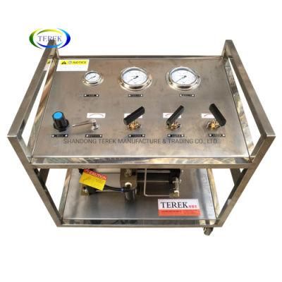 Oil and Gas Wellhead Pneumatic Pressure Test Bench