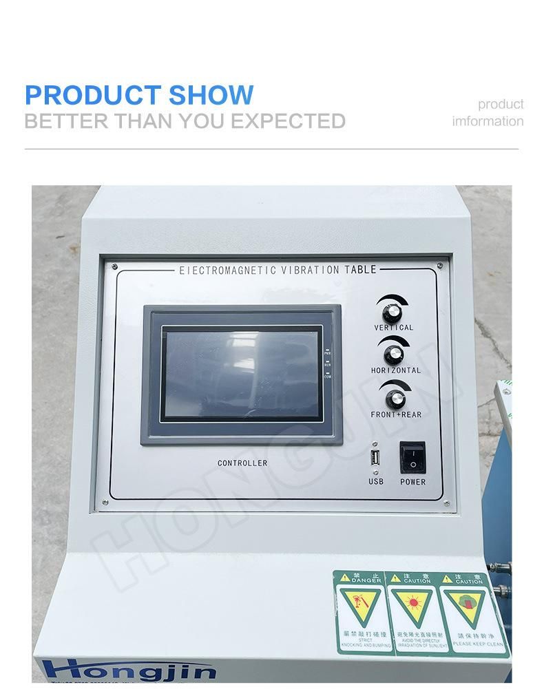 Hj-19 ASTM D999 ASTM D4728 ASTM D3580 Vibration Test Machine