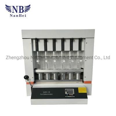 Lab Analysis Electronic Soxhlet Extraction Seeds Fat Analyzer