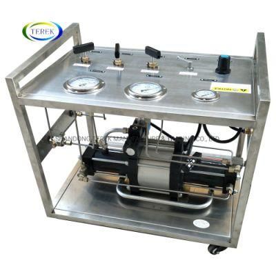 High Quality Terek Pneumatic Gas Booster System for Nitrogen /Helium/Argon Gas Refilling