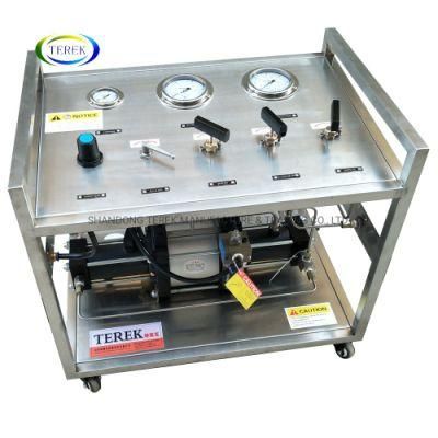 Pneumatic Gas Pressure Booster Pump System for Oxygen/Nitrogen/CO2 Cylinder Refilling