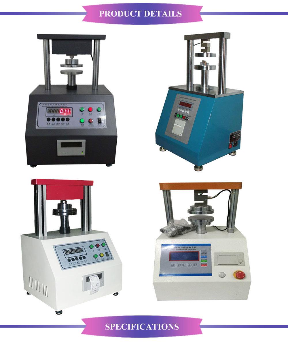 Paper Ring Crush and Edge Compression Test Equipment