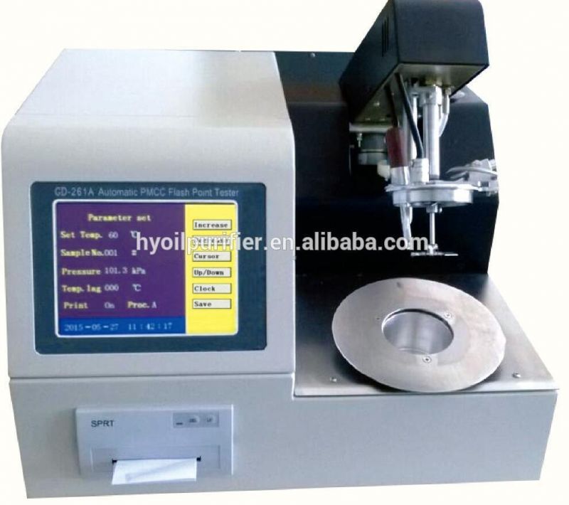 Gd-261A ASTM D93 Automatic Pensky-Martens Closed-Cup Flash Point Tester for Petroleum