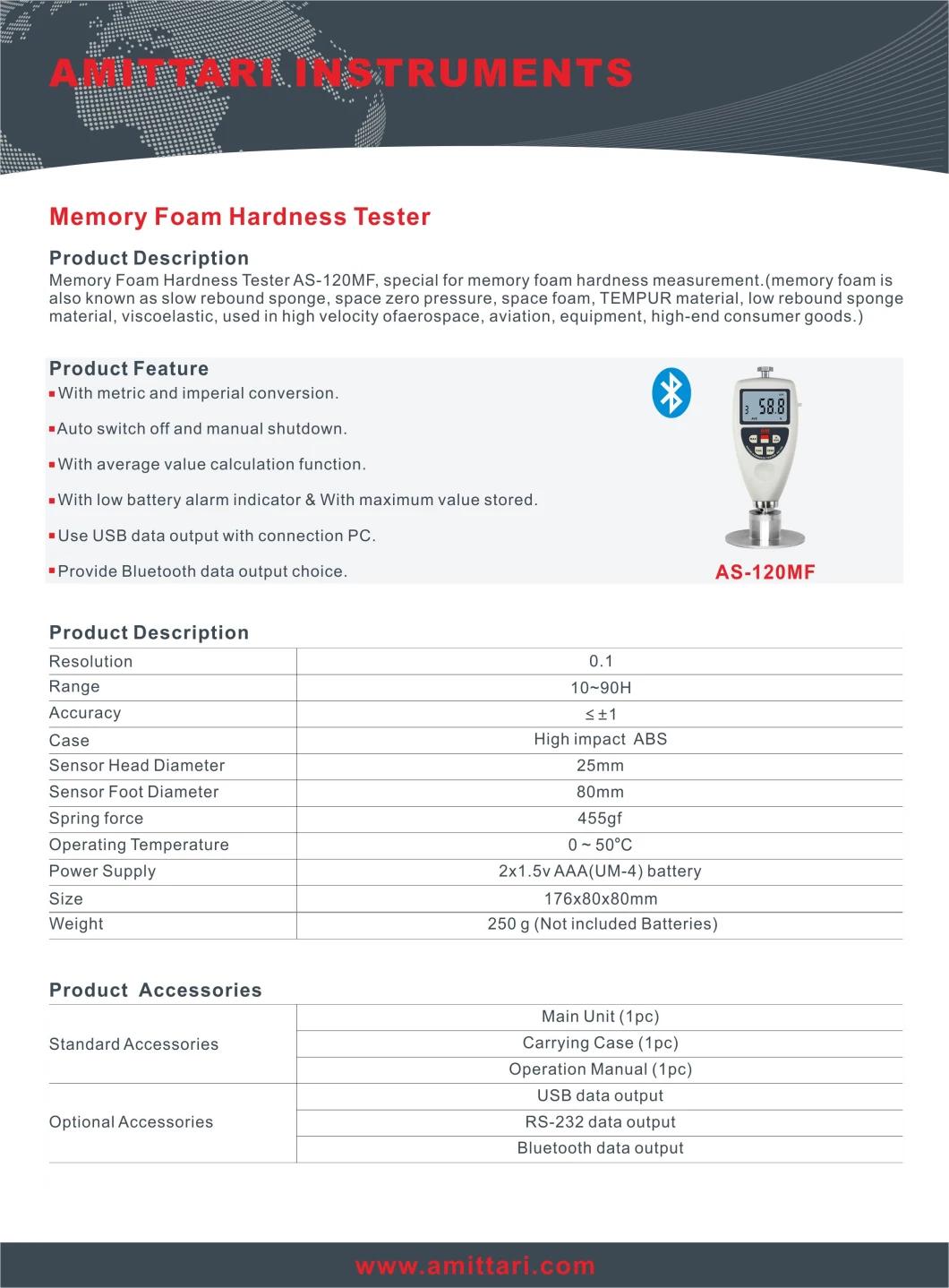 Digital Memory Sponge Hardness Tester