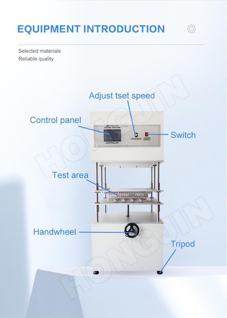 Hj-1 Key and Button Life Test Machine Price Electronic Keyboard Life Testing Machine