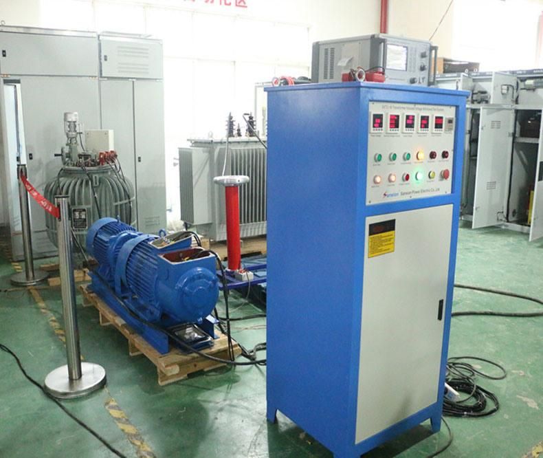Three Phase Transformer Induced Voltage Test Bench Generator Motor Set Test Adjustable 3 Phase Generator Motor Set