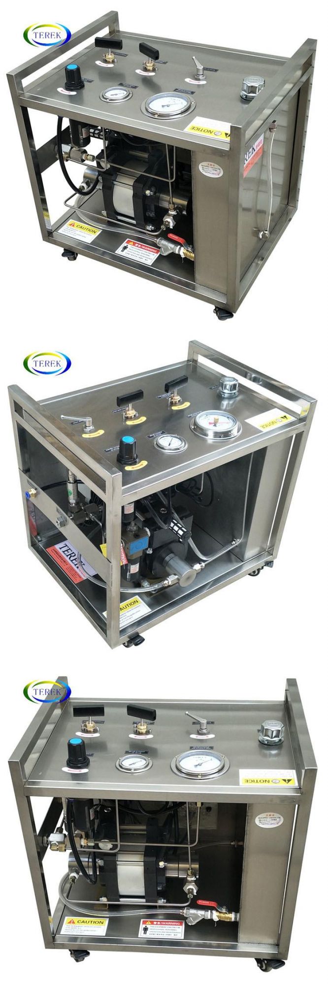 Terek Hydro Pressure Testing Machine for Wellhead with Mechanical Pressure Recorder Pressure Test Pump