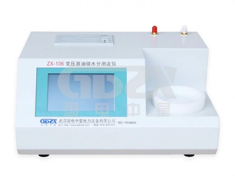 Automatic Transformer Oil trace Moisture Tester WIth High Resolution Color Touch LCD