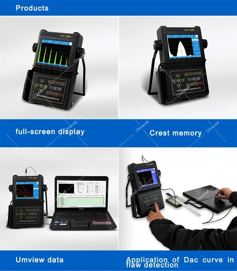 Non Destructive Testing Machine Portable Rail Ultrasonic Flaw Detector