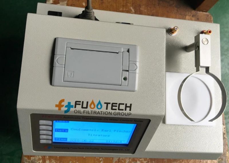 Fuootech Fully Automatic Karl Fischer Instrument Oil Moisture Content Testing Machine