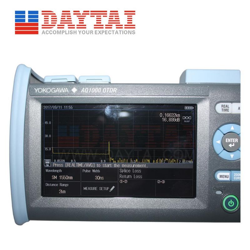 High Performance Yokogawa Aq1000 OTDR Optical Time Domain Reflectometer