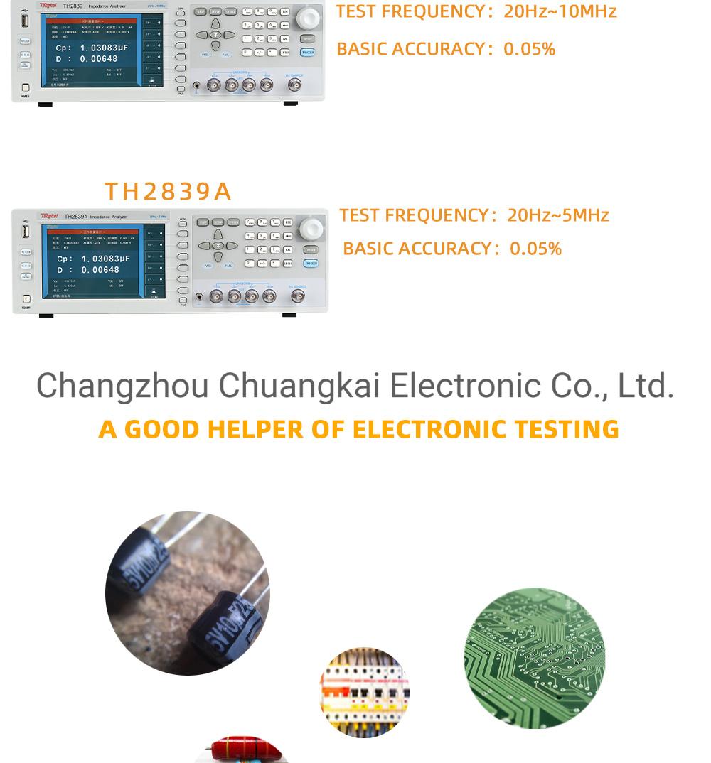 Th2839A 20Hz-5MHz Impedance Analyzer Digital Lcr Meter Resistance Meter