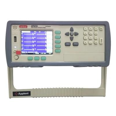 T5110 High Accuracy 0.05% 10 Channels Multi-Channel Micro Ohm Meter DC Resistance Meter Tester