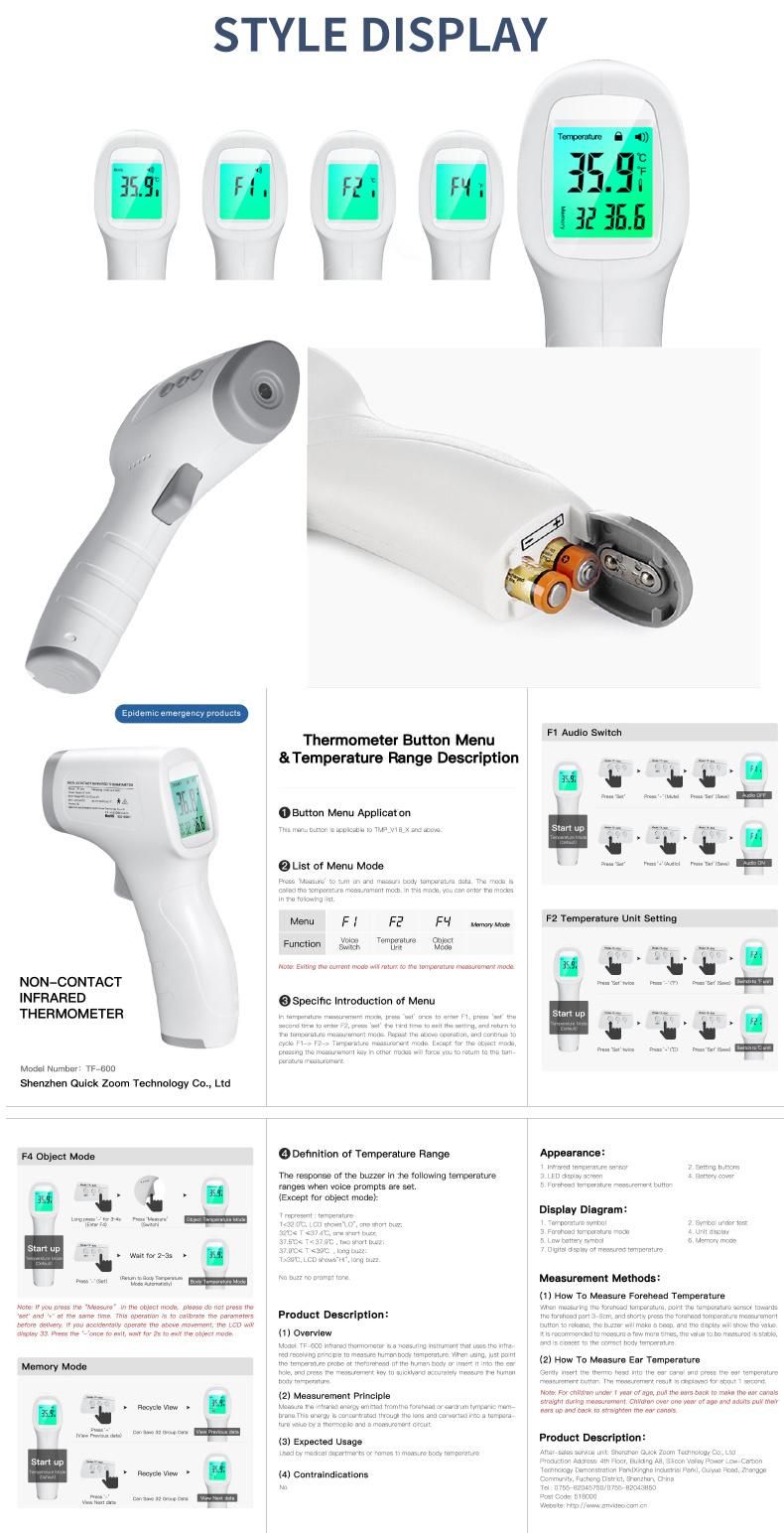 Infrared Thermometer Non-Contact