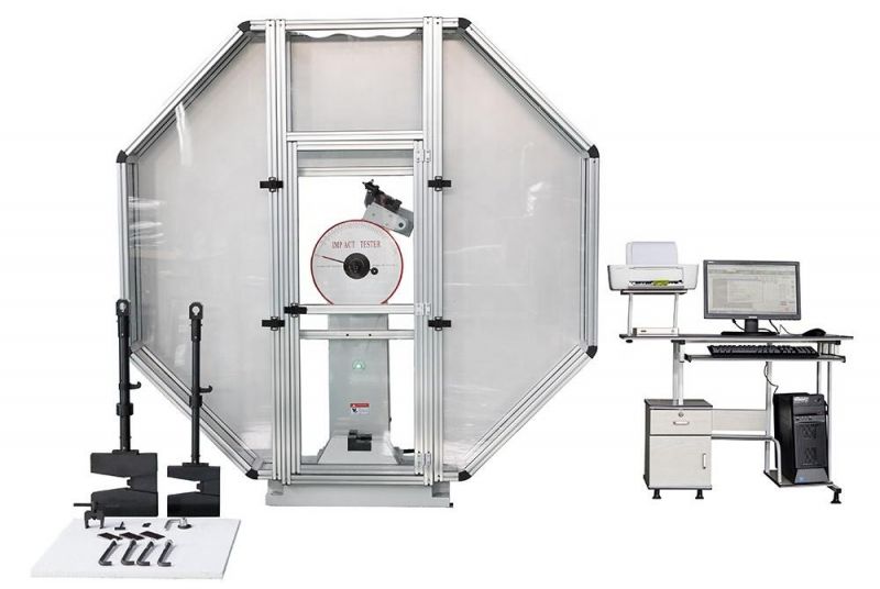 300j High Impact Energy Microcomputer Controlled Metal Impact Testing Machine