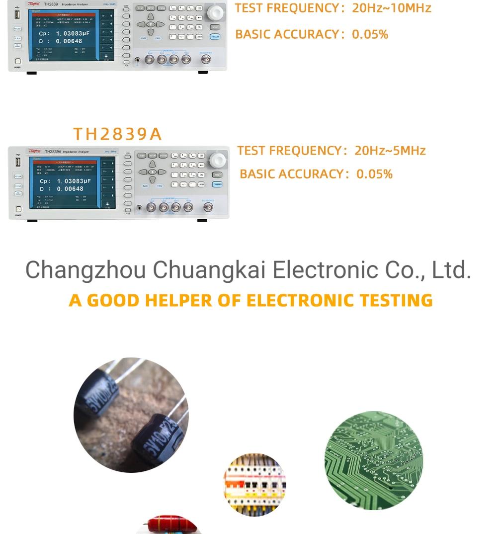 Th2839 Impedance Tester with Frequency Range 20Hz~10MHz