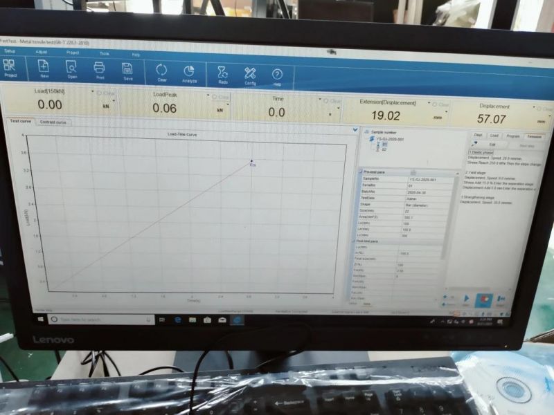 200kn Computer Control Electronic Universal Tensile Strength Testing Machine